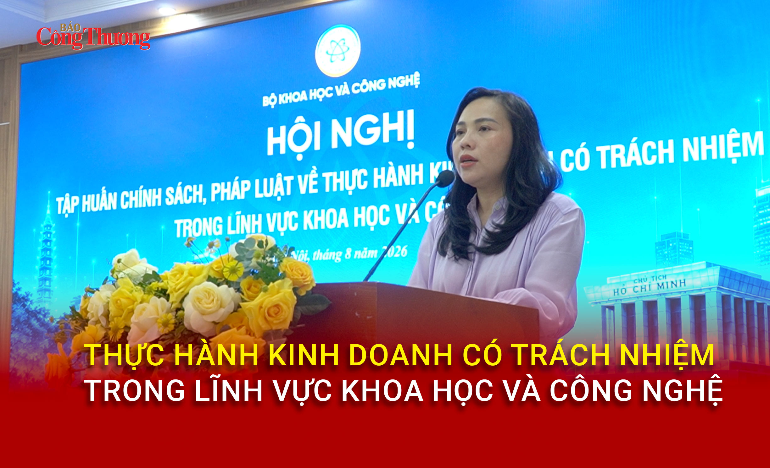 Thực hành kinh doanh có trách nhiệm trong lĩnh vực khoa học và công nghệ