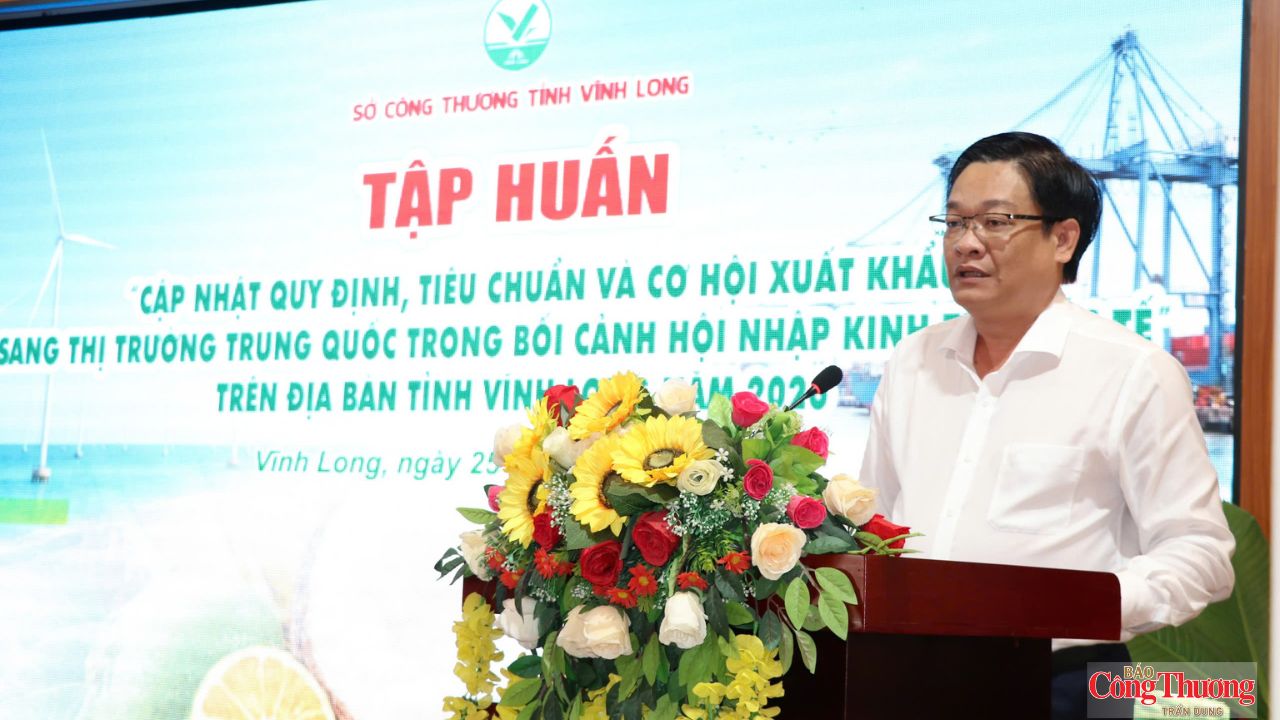 Vĩnh Long cập nhật quy định, mở rộng cơ hội xuất khẩu sang Trung Quốc