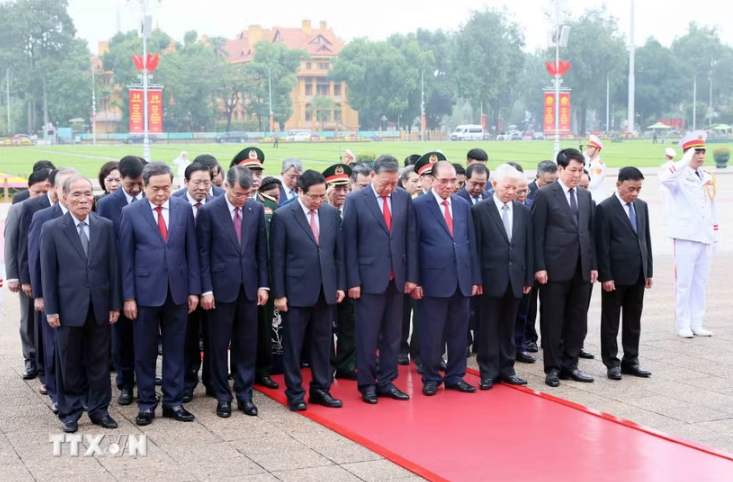 81 năm Quốc khánh: Lãnh đạo Đảng, Nhà nước vào Lăng viếng Chủ tịch Hồ Chí Minh