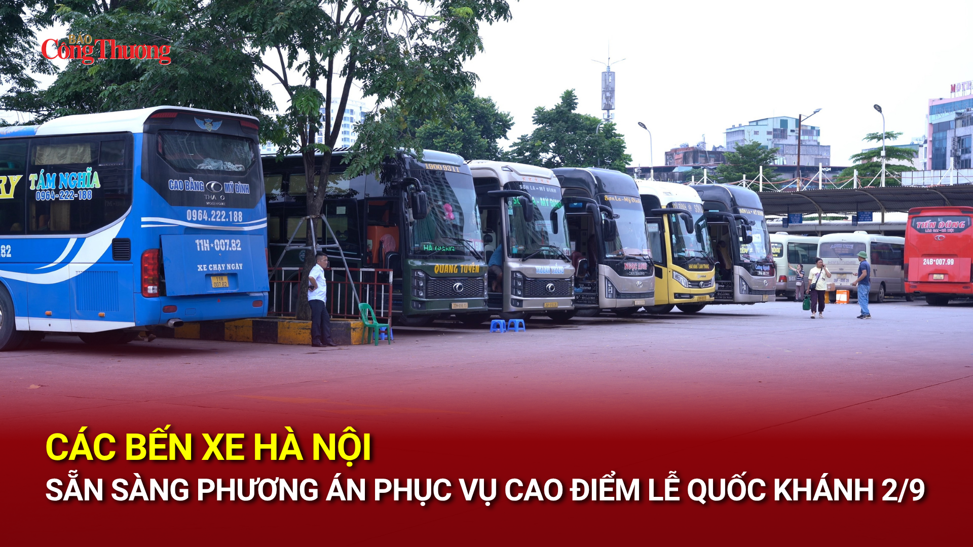 Các bến xe Hà Nội sẵn sàng phương án phục vụ cao điểm lễ Quốc khánh 2/9