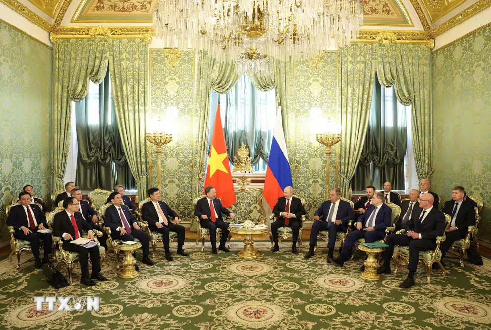 Tổng Bí thư, Chủ tịch nước Tô Lâm hội đàm với Tổng thống Nga Vladimir Putin
