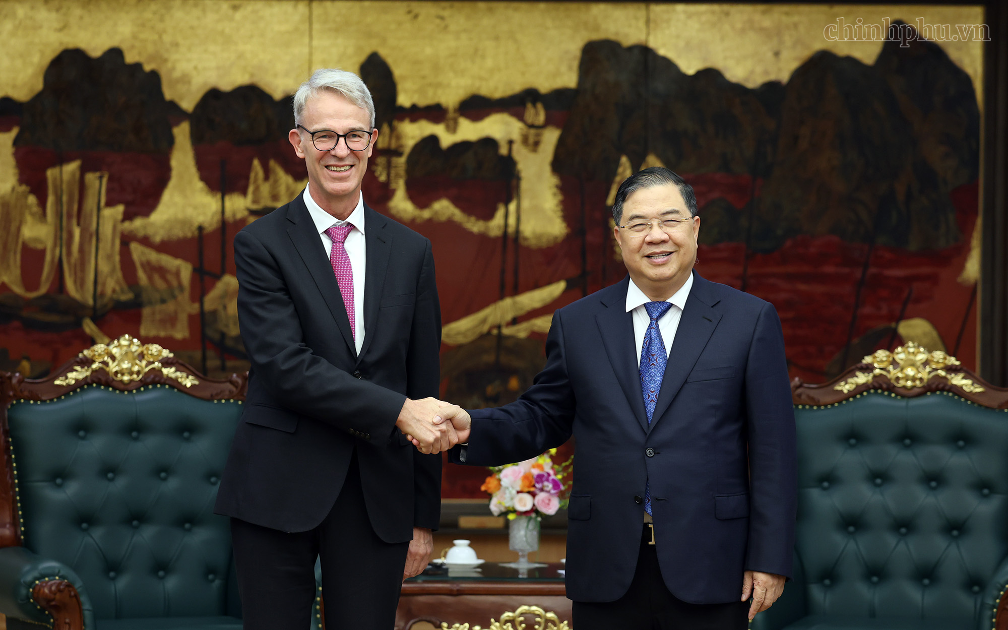 Phó Thủ tướng Thường trực Phạm Gia Túc tiếp Tổng Giám đốc Toàn cầu Tập đoàn SAP