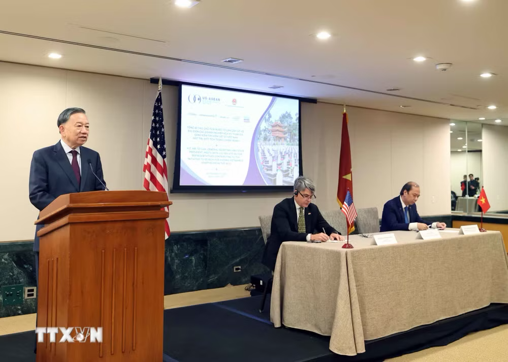 Tổng Bí thư, Chủ tịch nước Tô Lâm gặp các doanh nghiệp Hoa Kỳ, nghe báo cáo về Sáng kiến Tìm người Việt Nam mất tích trong chiến tranh