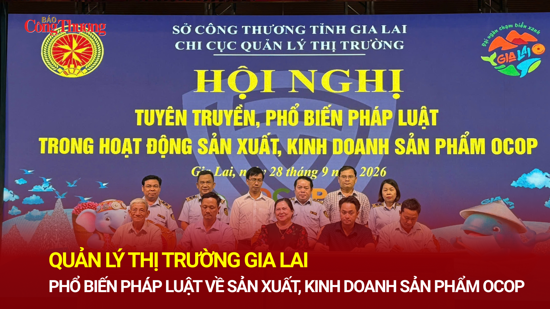 Quản lý thị trường Gia Lai phổ biến pháp luật về sản xuất, kinh doanh sản phẩm OCOP