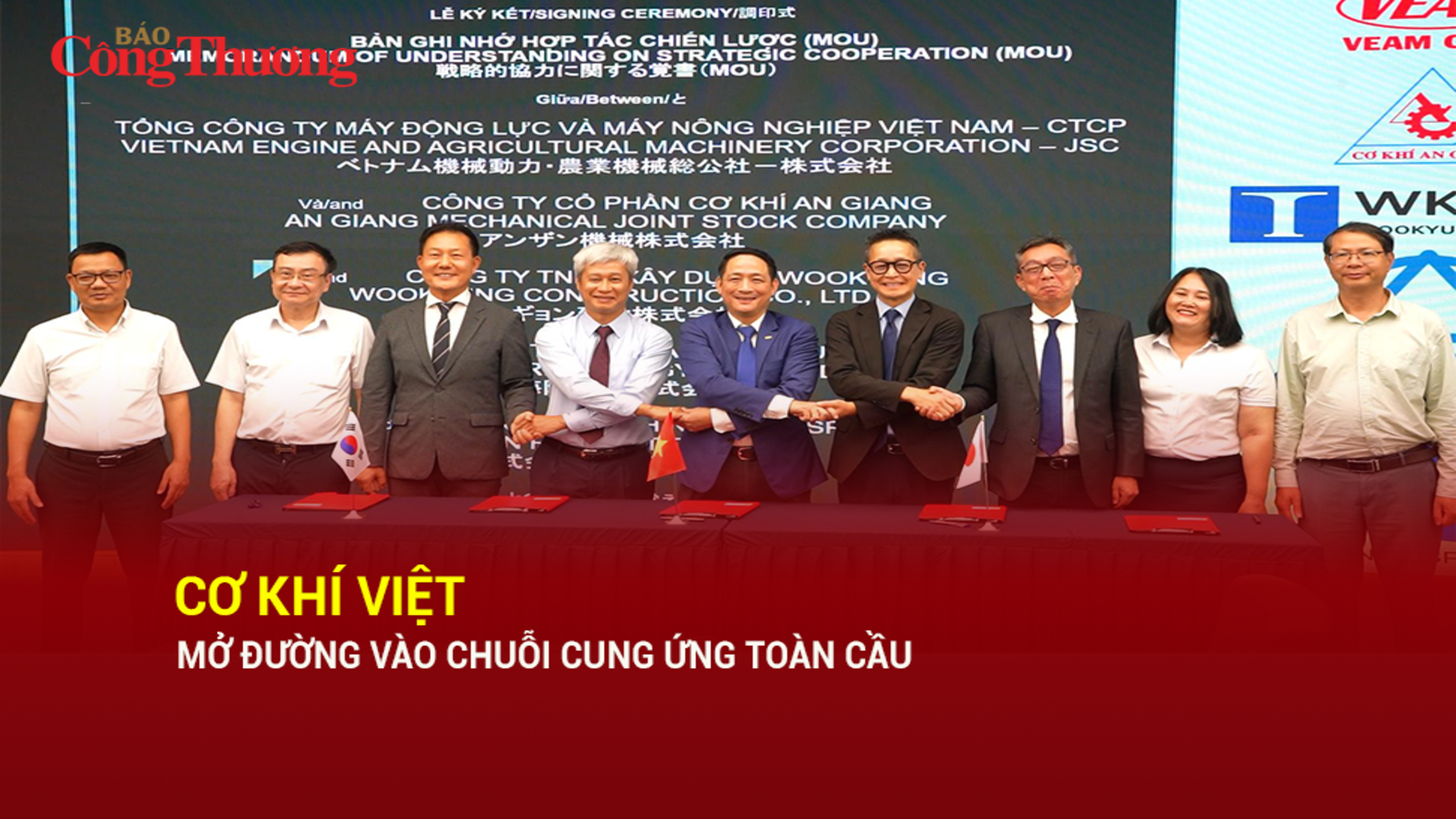 Cơ khí Việt mở đường vào chuỗi cung ứng toàn cầu