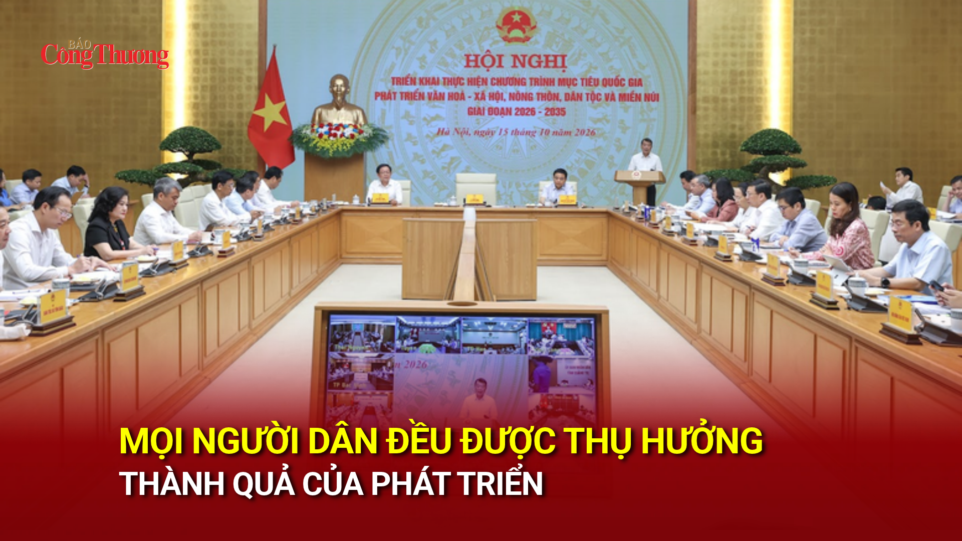 Mọi người dân đều được thụ hưởng thành quả của phát triển