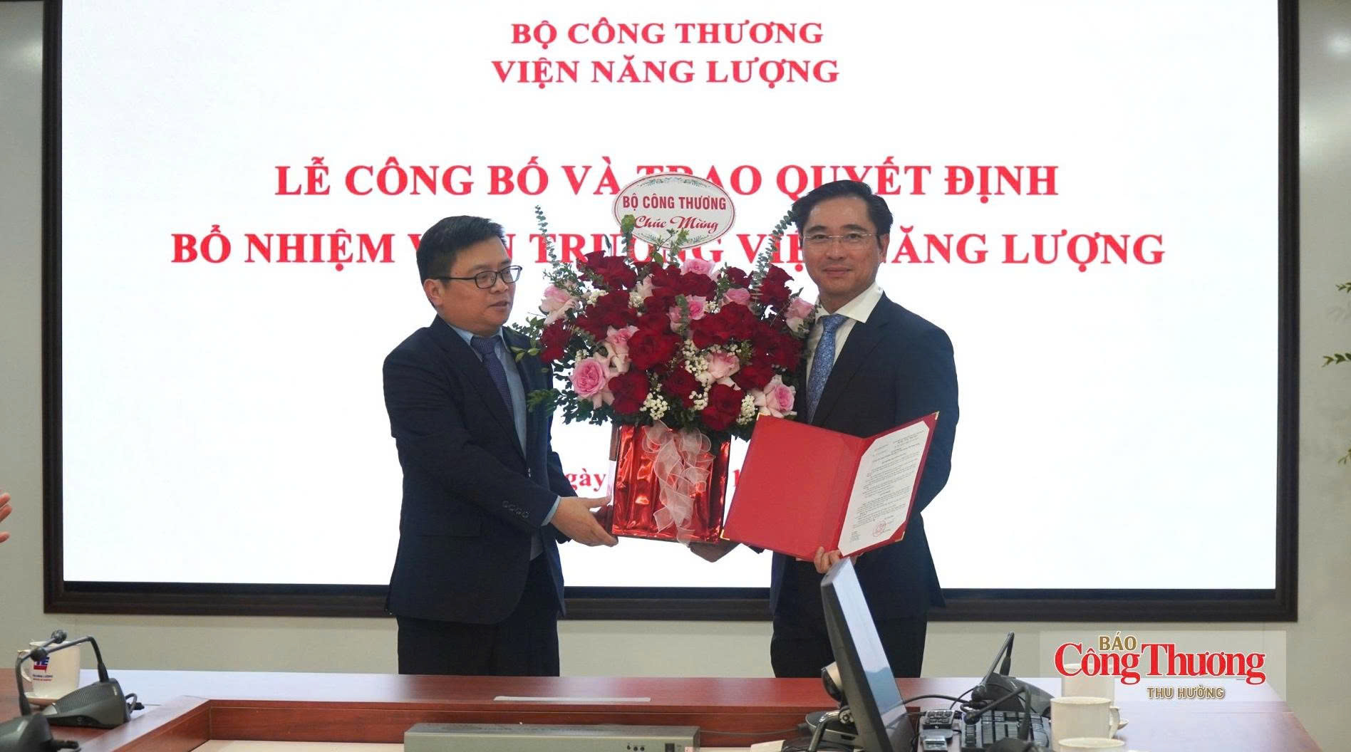 Bộ Công Thương trao quyết định bổ nhiệm Viện trưởng Viện Năng lượng