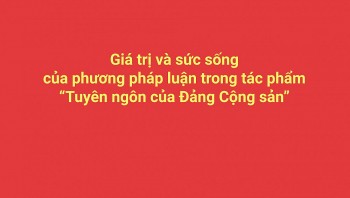 Giá trị và sức sống của phương pháp luận trong tác phẩm “Tuyên ngôn của Đảng Cộng sản”