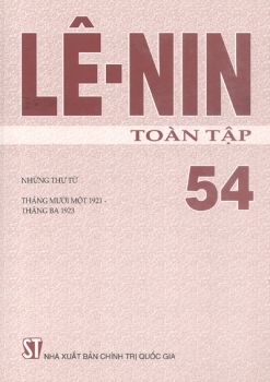 Lênin toàn tập - Tập 54