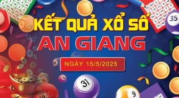 XSAG 15/5, kết quả xổ số An Giang hôm nay 15/5/2025, KQXSAG 15/5