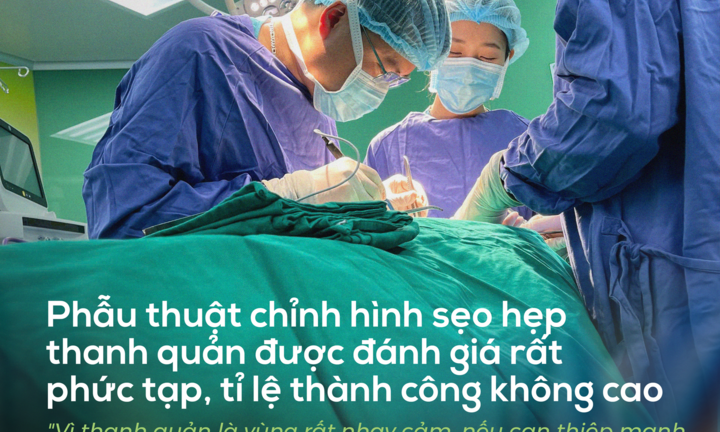 Phẫu thuật sẹo hẹp thanh quản, “tái sinh” hơi thở sau 2 năm sống nhờ ống thở nhân tạo