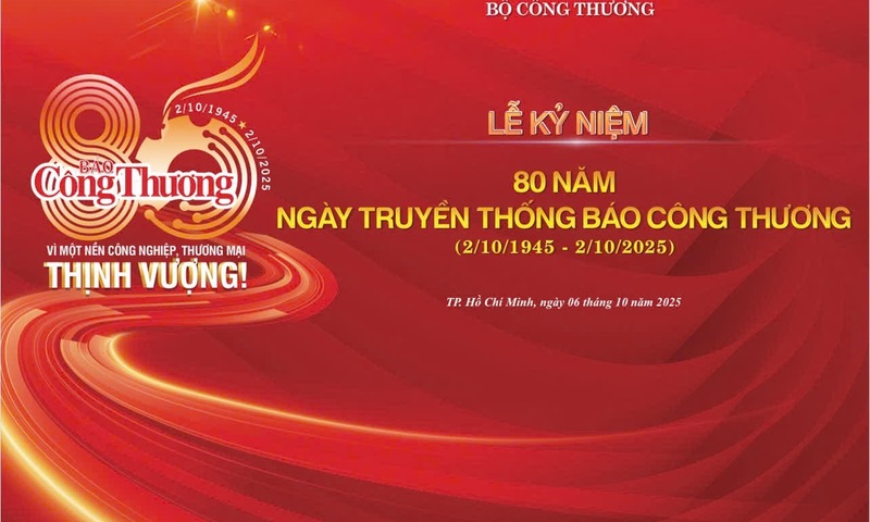 Ngày 6/10, Báo Công Thương tổ chức Lễ kỷ niệm 80 năm ngày truyền thống tại TP. Hồ Chí Minh