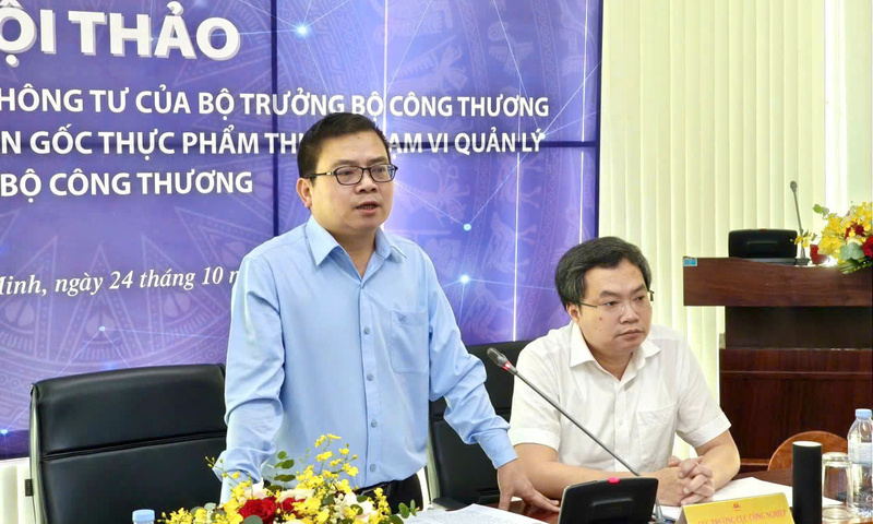 Thứ trưởng Trương Thanh Hoài: Quản lý truy xuất nguồn gốc thực phẩm trên nền tảng số