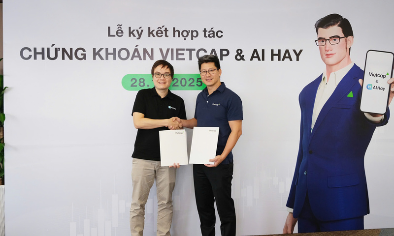 Vietcap bắt tay hợp tác với startup AI hàng đầu Việt Nam