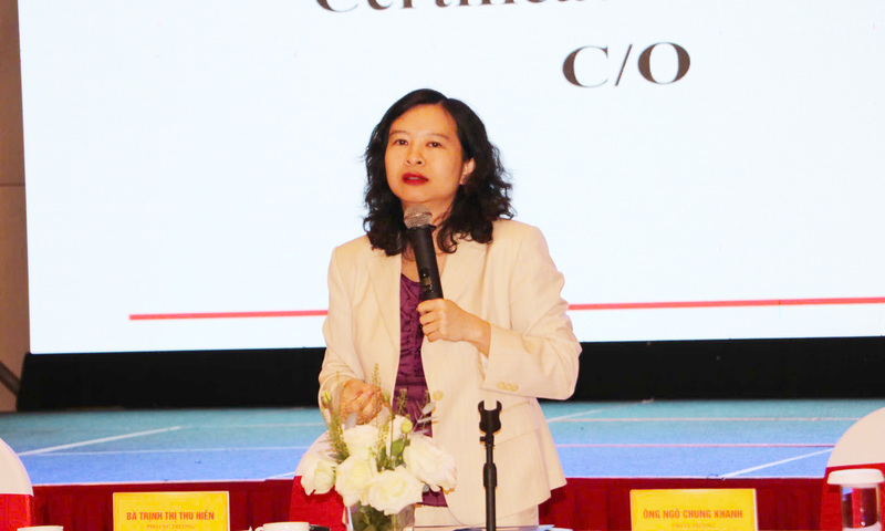 Cục Xuất nhập khẩu giải đáp cơ chế cấp C/O điện tử