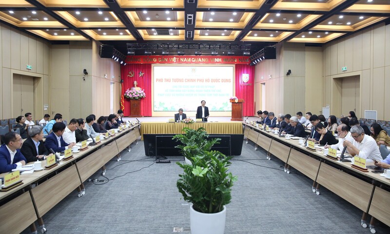 Phó Thủ tướng nêu 5 yêu cầu trọng tâm đối với Bộ Tư pháp