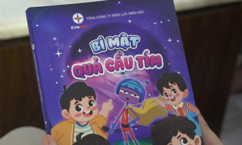 PC Sơn La lan tỏa ý thức tiết kiệm điện qua cuốn sách tranh “Bí mật Quả cầu Tím