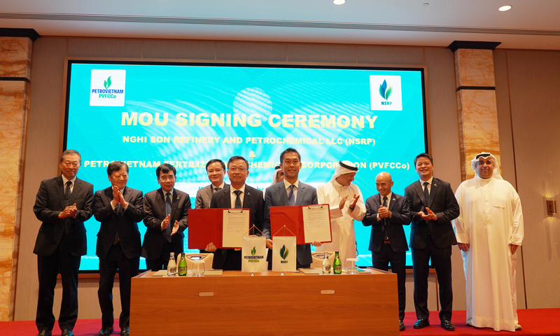 Lễ ký thỏa thuận hợp tác giữa PVFCCO - Phú Mỹ và NSRP tại KUWAIT
