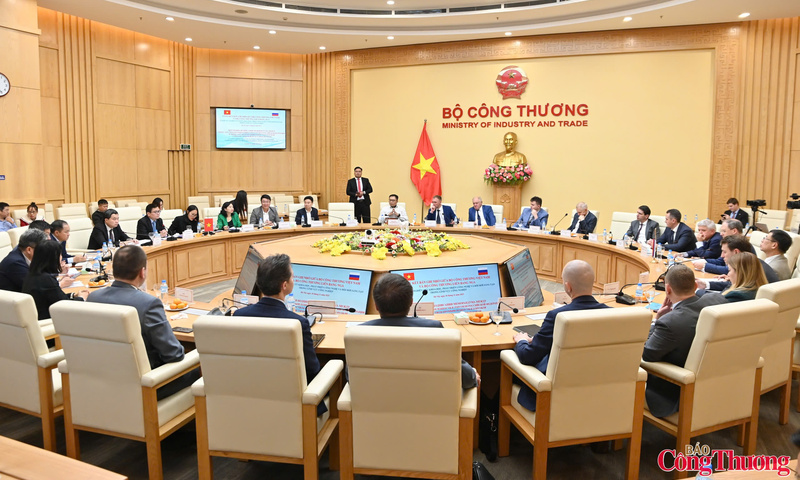 Chùm ảnh: Họp Tiểu ban hợp tác về công nghiệp Việt Nam - Liên bang Nga 