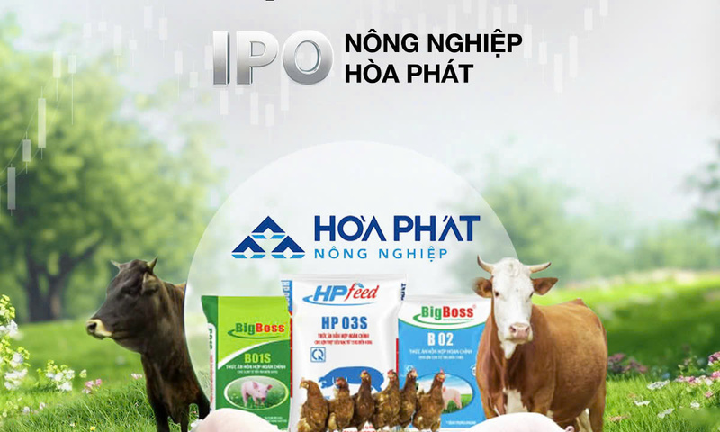 Nông nghiệp Hoà Phát (HPA): IPO 30 triệu cổ phiếu, giá 41.900 đồng/cp