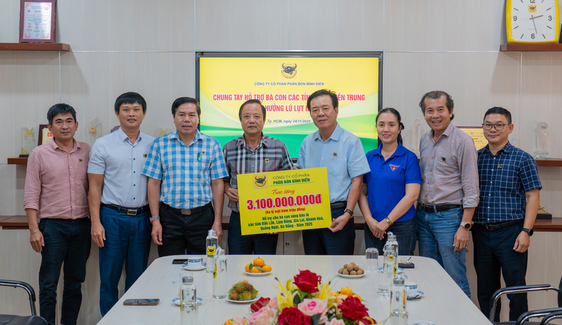 Bình Điền triển khai gói hỗ trợ khẩn cấp 3,1 tỷ đồng cho vùng lũ 