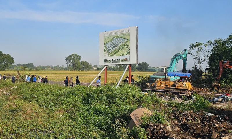 Hà Nội: Cưỡng chế thu hồi đất 142 trường hợp tại Cụm công nghiệp Hữu Bằng