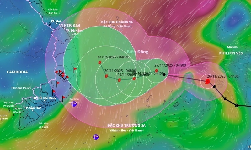 Công điện của Bộ Công Thương về ứng phó bão trên biển Đông