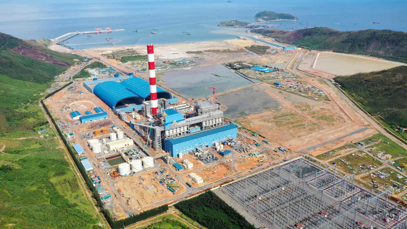 Cận cảnh đại công trường Nhà máy Nhiệt điện Quảng Trạch I