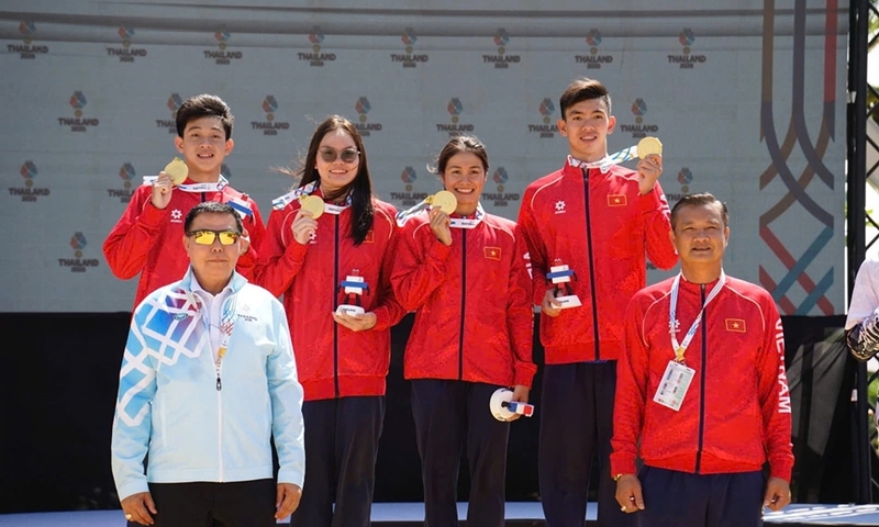 Bơi Việt Nam ghi dấu ấn tại SEA Games 33 với huy chương vàng thứ 87