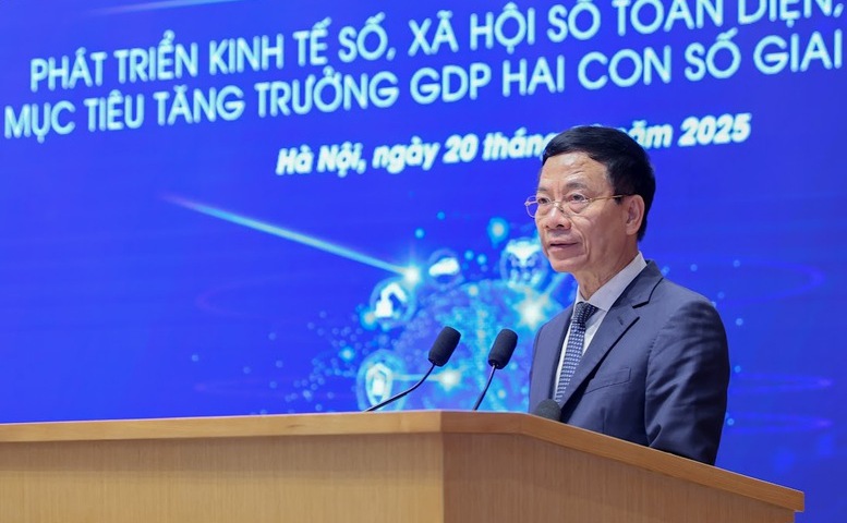Bộ trưởng Nguyễn Mạnh Hùng: Kinh tế số, xã hội số là động lực cốt lõi của tăng trưởng
