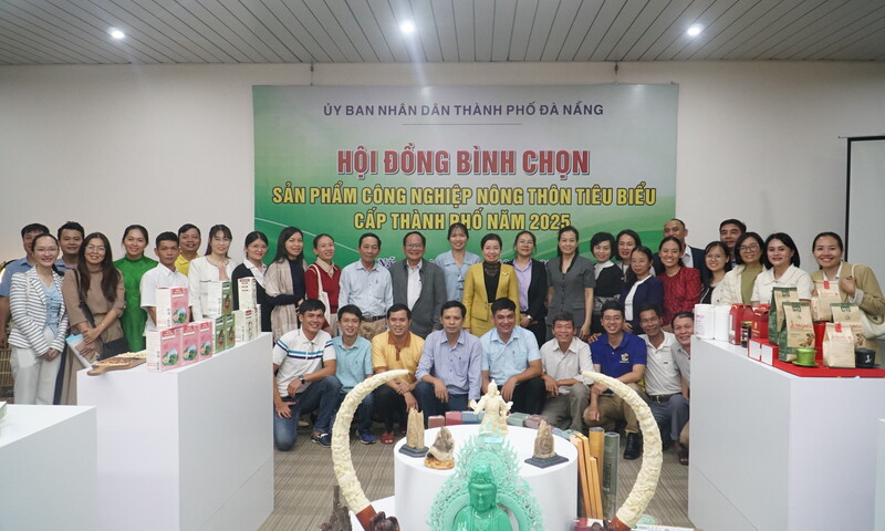 Đà Nẵng hoàn tất bình chọn 22 sản phẩm công nghiệp nông thôn tiêu biểu năm 2025