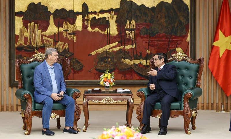 Thủ tướng tiếp Chủ tịch Tập đoàn AFK Sistema (Nga)