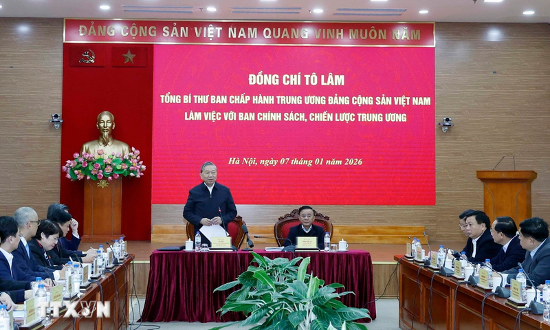 Tổng Bí thư Tô Lâm: Chuyển đổi mô hình phát triển đất nước dựa trên khoa học, công nghệ