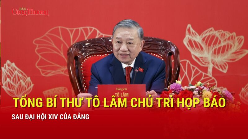 Tổng Bí thư Tô Lâm chủ trì họp báo sau Đại hội XIV của Đảng