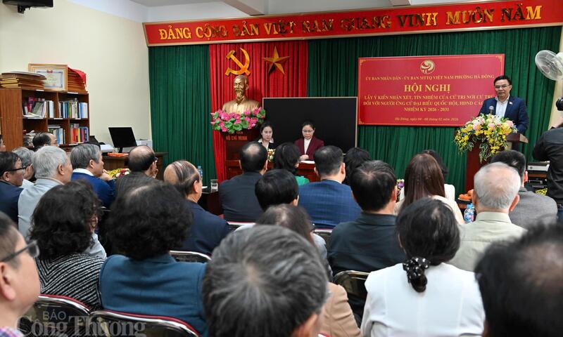 Cử tri thống nhất cao giới thiệu Quyền Bộ trưởng Bộ Công Thương Lê Mạnh Hùng ứng cử Đại biểu Quốc hội khóa XVI