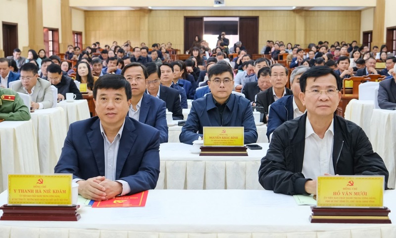 Lâm Đồng: Hơn 58.000 đại biểu tham dự Hội nghị quán triệt Đại hội XIV