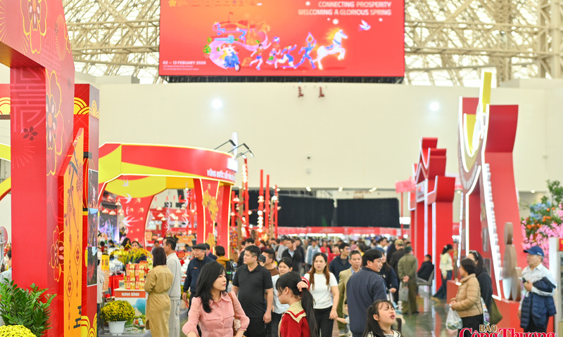 Toàn cảnh Hội chợ Mùa Xuân 2026 trên các cơ quan báo chí ngày 8/2