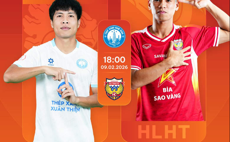 Vòng 13 V-League: Thép Xanh Nam Định chạm trán Hồng Lĩnh Hà Tĩnh 