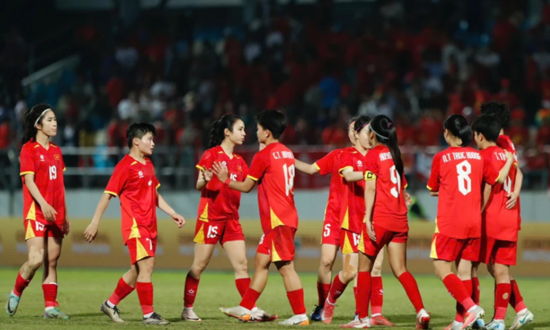 Tuyển nữ Việt Nam tăng tốc tập luyện trước giải đấu tại Trung Quốc