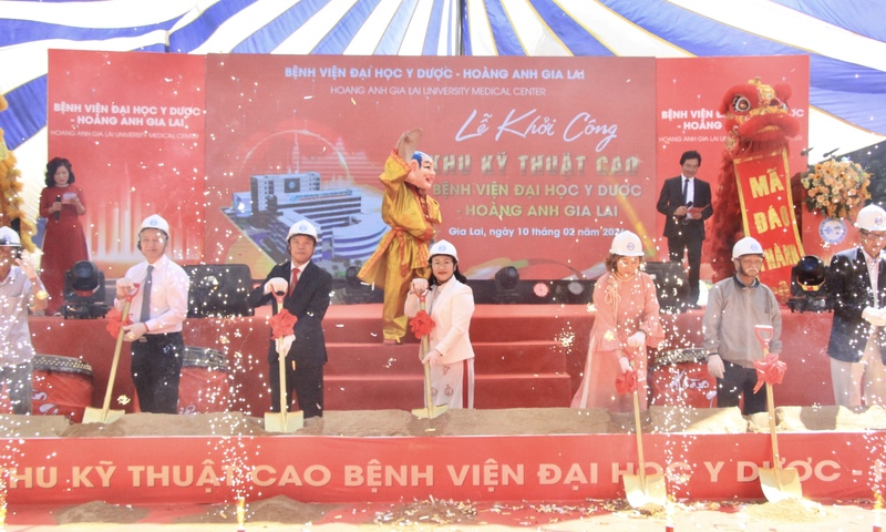 Gia Lai: Khởi công đầu tư khu điều trị kỹ thuật cao 300 tỷ đồng