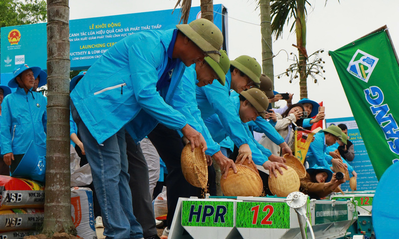 Nhân rộng mô hình lúa phát thải thấp, nâng hình ảnh hạt gạo Việt