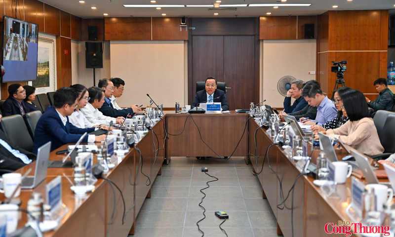 Thứ trưởng Nguyễn Hoàng Long làm việc với NSMO về vận hành hệ thống điện