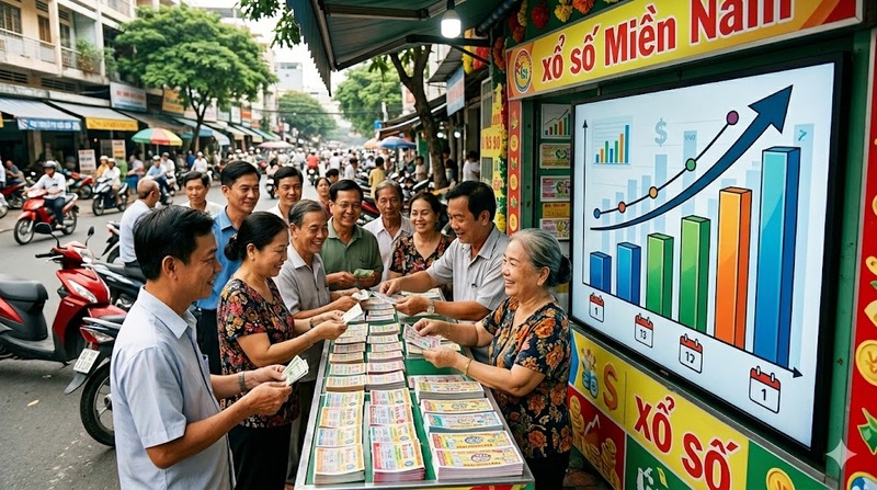 Xổ số miền Nam đạt doanh thu hơn 155.000 tỷ đồng