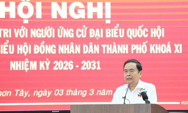 Chủ tịch Quốc hội Trần Thanh Mẫn: Ưu tiên gỡ nút thắt thể chế cho TP. Hồ Chí Minh