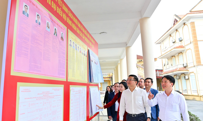 Cử tri đồng thuận với chương trình hành động của các ứng cử viên đại biểu Quốc hội