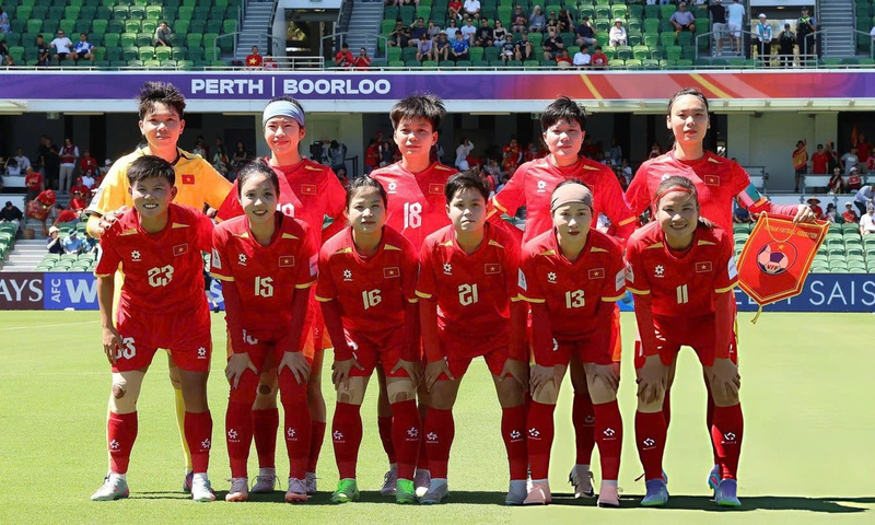 Đội tuyển nữ Việt Nam 'gục ngã' trước Đài Bắc Trung Hoa ở Asian Cup nữ