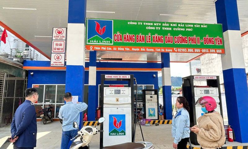 Tuyên Quang kiểm tra 31 cửa hàng xăng dầu tại địa bàn trọng điểm