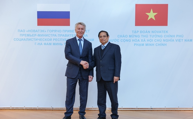 Thủ tướng thăm tập đoàn khí đốt hàng đầu của Nga, thúc đẩy các dự án LNG lớn tại Việt Nam