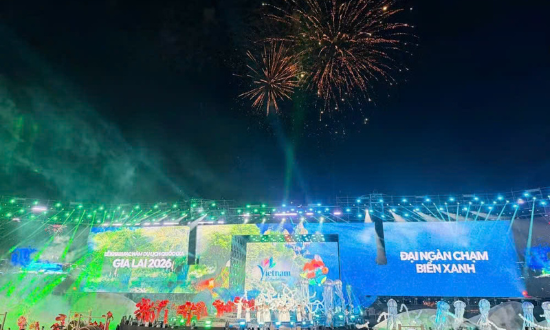 Khai mạc Năm Du lịch Quốc gia - Gia Lai 2026: Đại ngàn chạm biển xanh