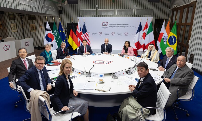 G7 kêu gọi chấm dứt xung đột, nhất trí bảo vệ eo biển Hormuz 